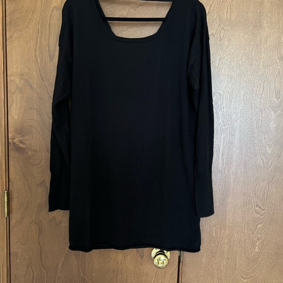 Athleta “Drishti” Drape Back 100% Cashmere Sweater - Picture 6 of 8